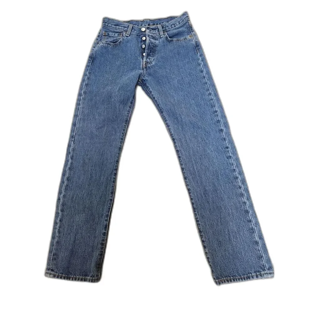 Levis 501 Men's River Ridge Medium-Wash Jeans Size 28/30